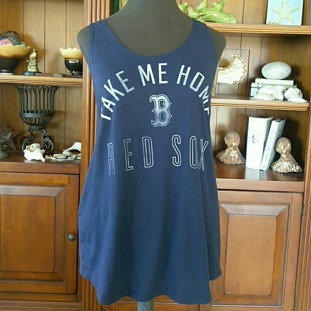 Pink Victoria's Secret Boston racer back tee